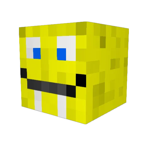 NakataYuji Minecraft avatar head, 3D render