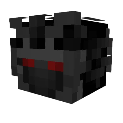Nakodah Minecraft avatar head, 3D render