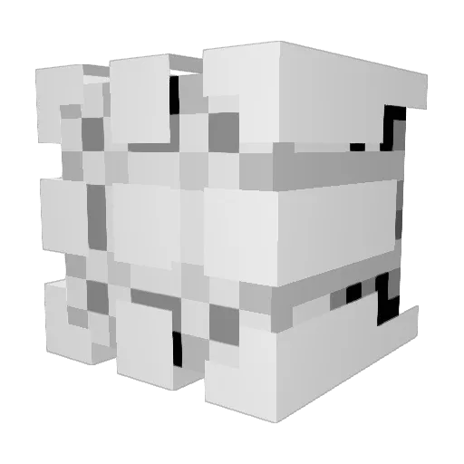 Nakrias Minecraft avatar head, 3D render