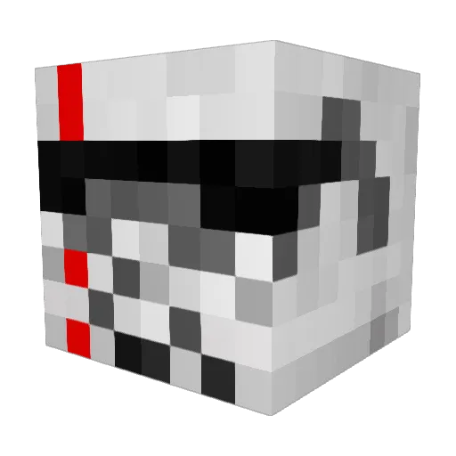 NalChlae Minecraft avatar head, 3D render