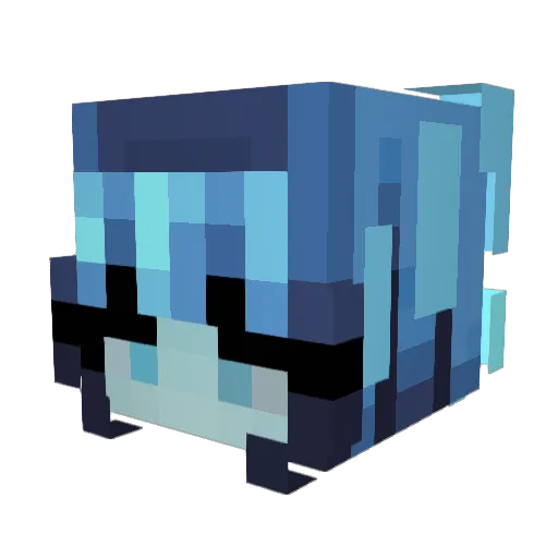 NalaUwU Minecraft avatar head, 3D render