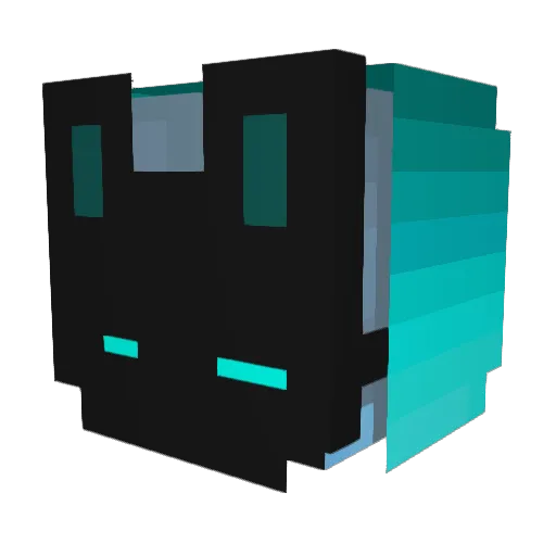 NalidExE Minecraft avatar head, 3D render