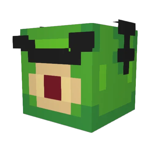 NalimTuh Minecraft avatar head, 3D render