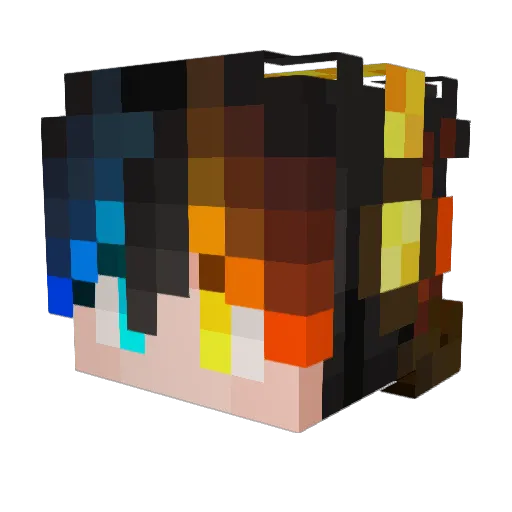 Nalla793 Minecraft avatar head, 3D render