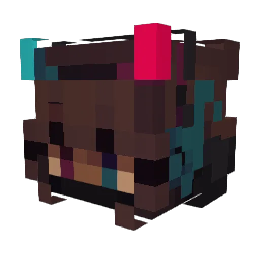 Nallis21 Minecraft avatar head, 3D render