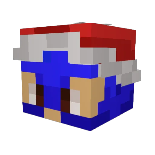Minecraft-Avatar von Nallnat: Kopf als 3D-Render