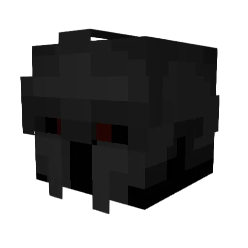 Nalltho Minecraft avatar head, 3D render