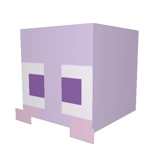Nalyd222 Minecraft avatar head, 3D render