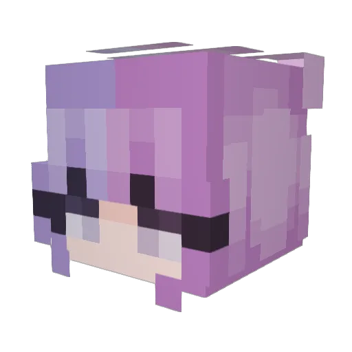 Nam0RE Minecraft avatar head, 3D render