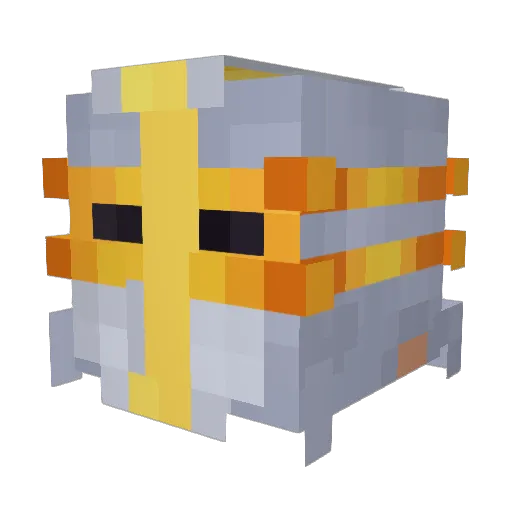 Nam3lessDude Minecraft avatar head, 3D render