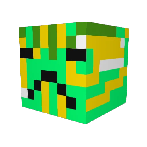 NamTnTn Minecraft avatar head, 3D render