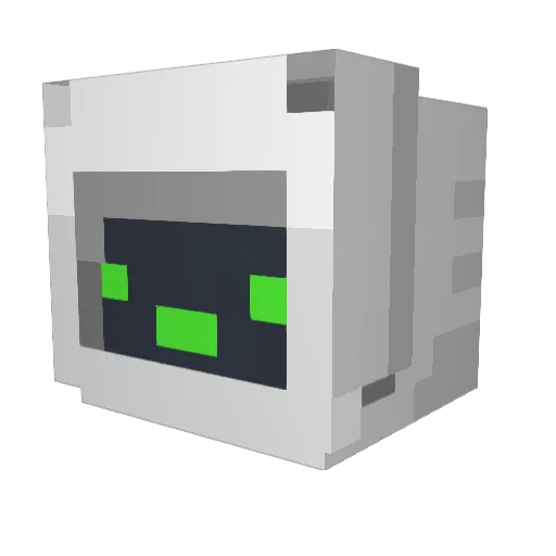 NamamonoS Minecraft avatar head, 3D render