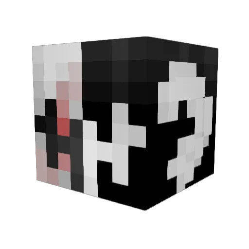 Namaraz Minecraft avatar head, 3D render