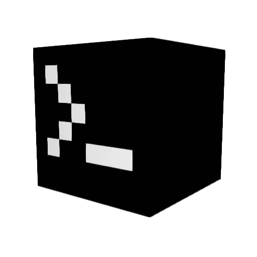NameError Minecraft avatar head, 3D render