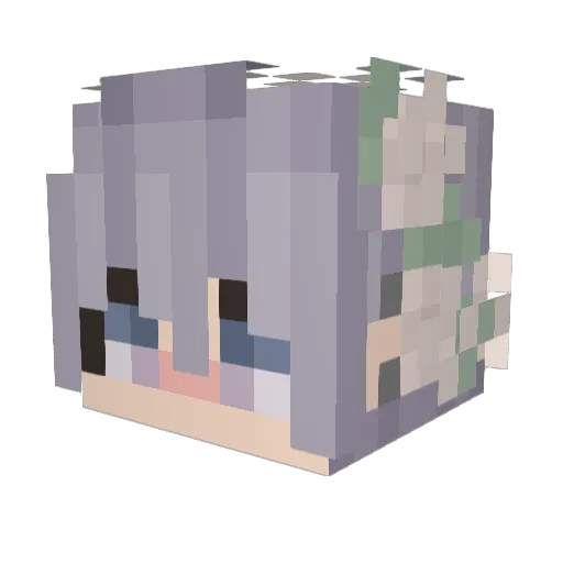 NameFelixWarWeg Minecraft avatar head, 3D render