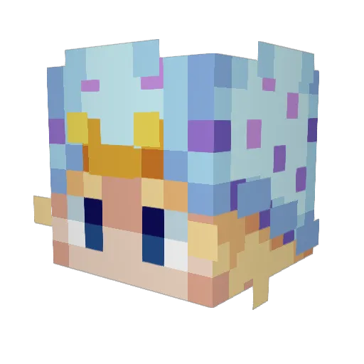 NameK932 Minecraft avatar head, 3D render
