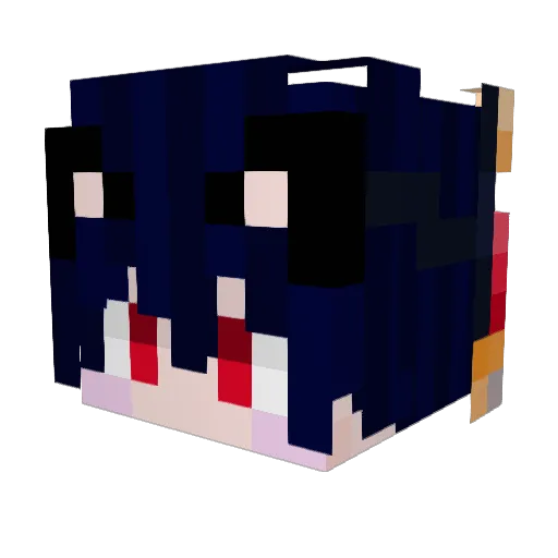 NamePd Minecraft avatar head, 3D render