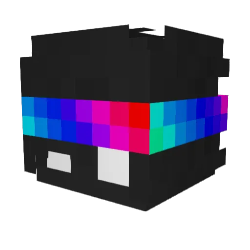 NameUnavalible Minecraft avatar head, 3D render