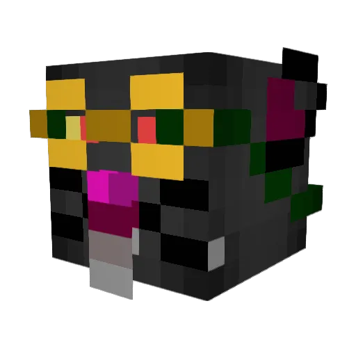 Name_A_Chef Minecraft avatar head, 3D render