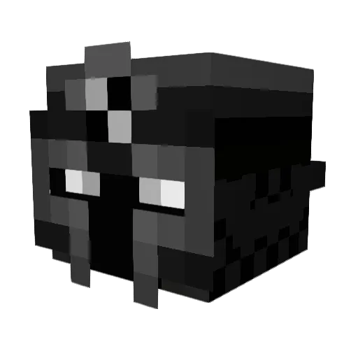 Nameicek Minecraft avatar head, 3D render