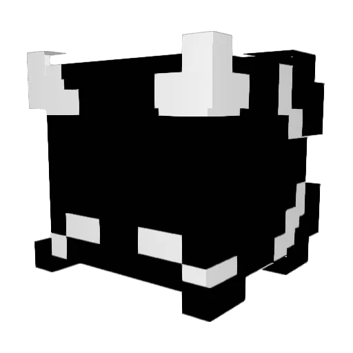 NamelessCloud Minecraft avatar head, 3D render