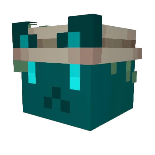 NamelessKat Minecraft avatar head, 3D render