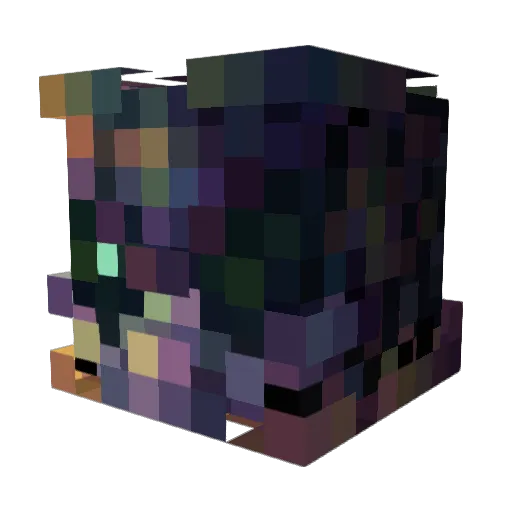 Nameless_666 Minecraft avatar head, 3D render
