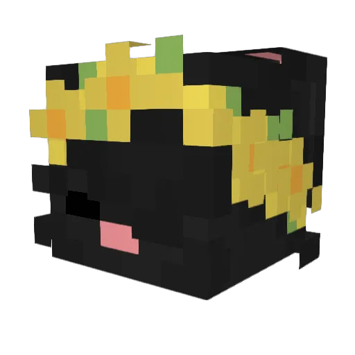 Nameless_Moth Minecraft avatar head, 3D render