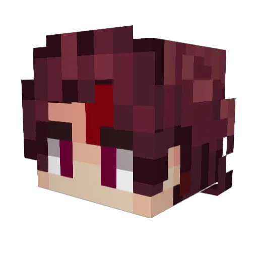 Nameless_Odyssey Minecraft avatar head, 3D render
