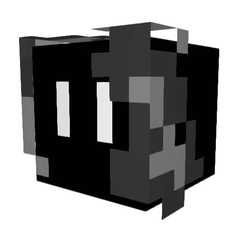 Nameless_Soll Minecraft avatar head, 3D render