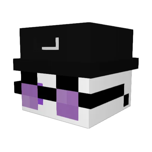 Namen Minecraft avatar head, 3D render