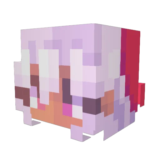 NamesNatalie Minecraft avatar head, 3D render