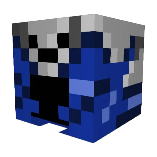 Namie47 Minecraft avatar head, 3D render