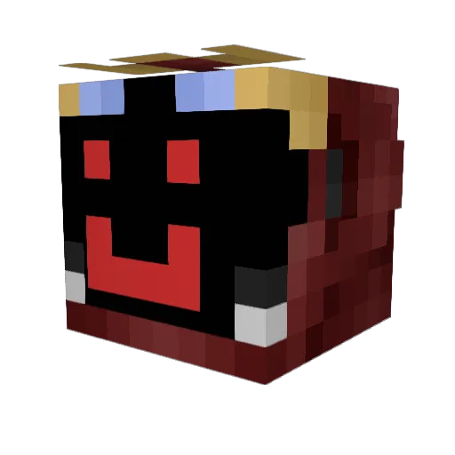 NamoChan1234 Minecraft avatar head, 3D render