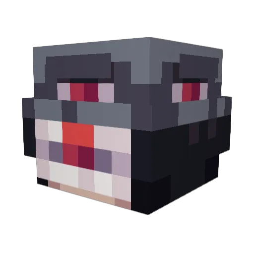 NamuIith Minecraft avatar head, 3D render