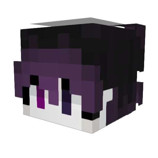 NanShuo123 Minecraft avatar head, 3D render