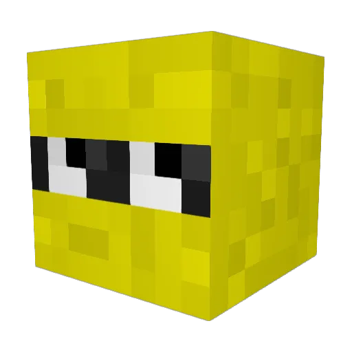 Nana0077 Minecraft avatar head, 3D render