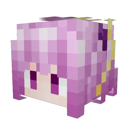 Nana0224Xbox Minecraft avatar head, 3D render