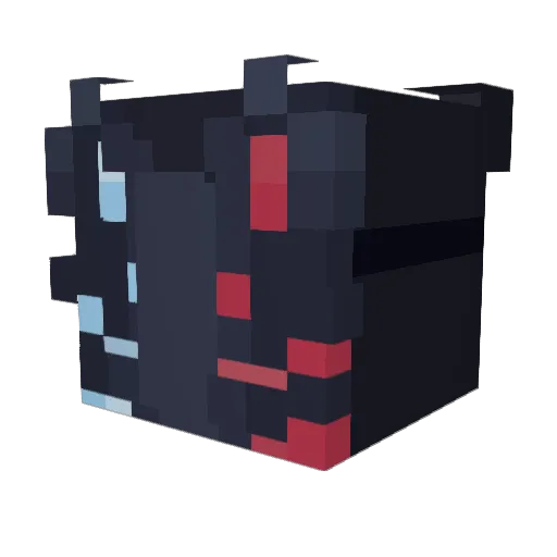 NanachiiXD Minecraft avatar head, 3D render