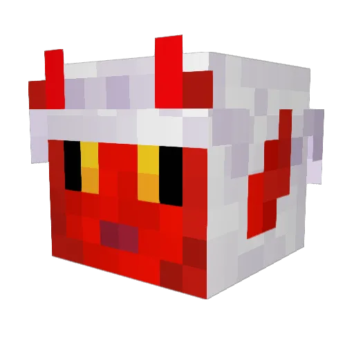 Nanaimobars Minecraft avatar head, 3D render