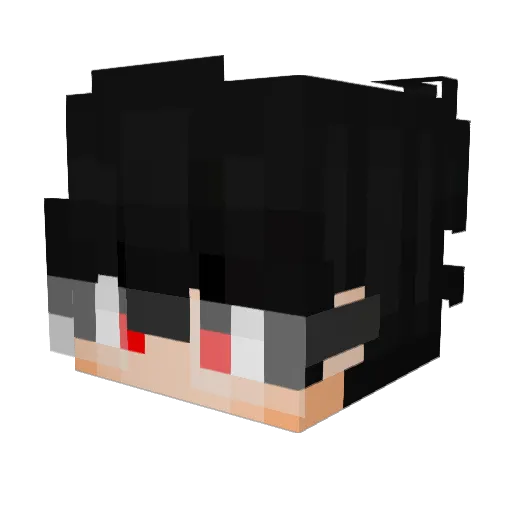 Nanajelly_FLC Minecraft avatar head, 3D render
