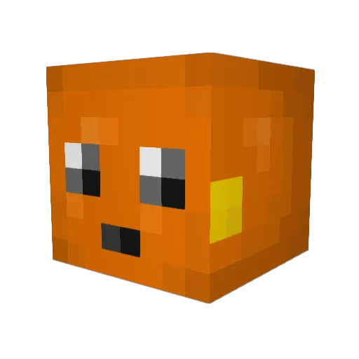 Nanaki12 Minecraft avatar head, 3D render