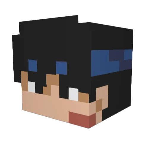 NancyAjram1 Minecraft avatar head, 3D render