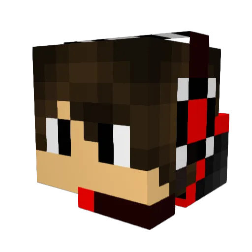 NancyPungent Minecraft avatar head, 3D render