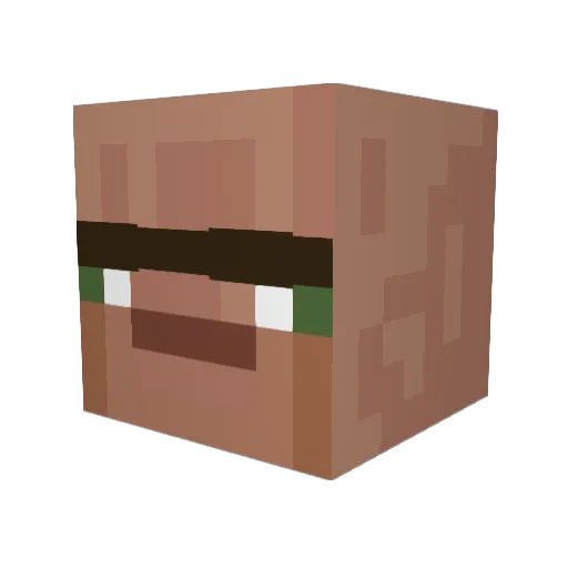 NandLGordon Minecraft avatar head, 3D render