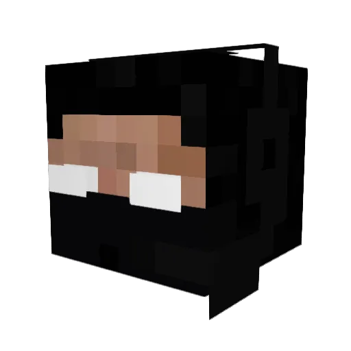 Nando005 Minecraft avatar head, 3D render