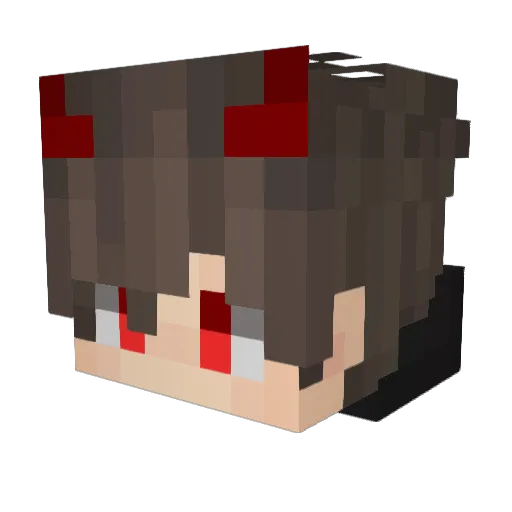 NandoCbMC Minecraft avatar head, 3D render