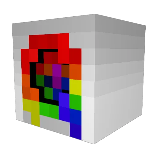 Nanipans Minecraft avatar head, 3D render