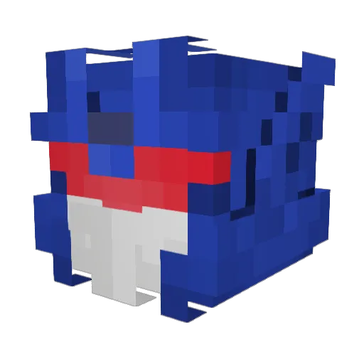 Nanisun_Mukakin Minecraft avatar head, 3D render