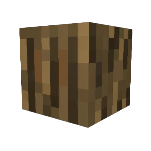 Naniw Minecraft avatar head, 3D render